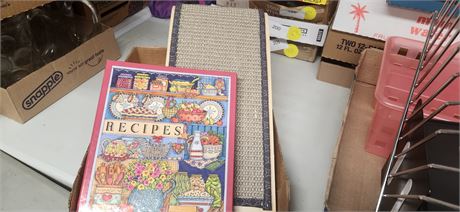 Vintage Recipe Book & Stand