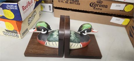 Pair Of Duck Book Ends