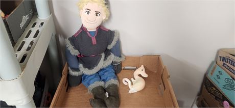 Disney Doll and TY seahorse