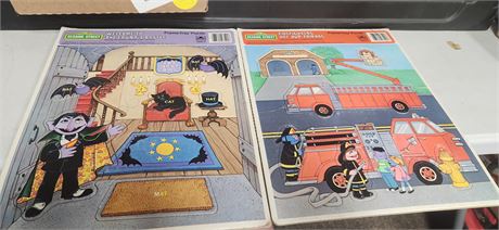 Lot of childrens puzzles