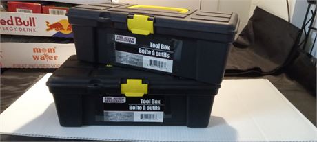 2 Tool Bench Hardware Plastic Small Tool Boxes
