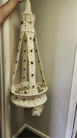Large Macrame Plant Holder