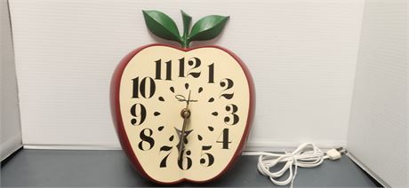 Vintage Apple Electric Clock