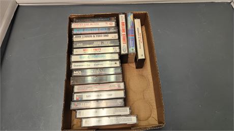 Lot Of Various Cassette Tapes