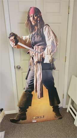 Jack Sparrow Life Size Cardboard Stand Up.