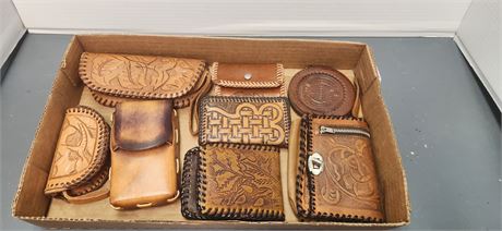 Leather Wallets & Leather Cigarette Case