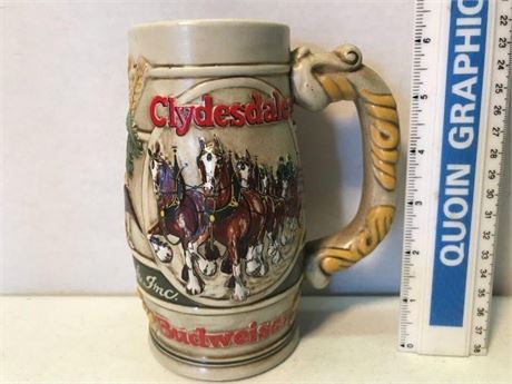 Clydesdales Budweiser Ceramarte Beer Stein