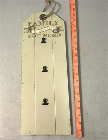 Family is All the Love You Need Photo Hanger