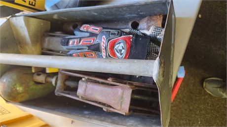 Metal Tray & Tools