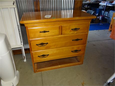 Maple Dresser Missing Drawer
