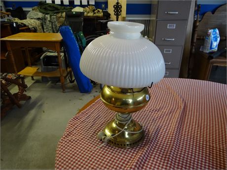 Electrified Hurricane Lamp