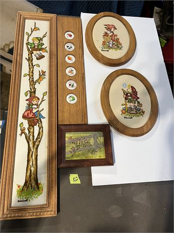 Hummel Needlepoint Artwork, Needlepoint Nature Artwork