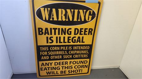 Collectible Metal Sign