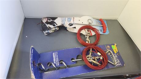 2 Dog Tie Out Kits