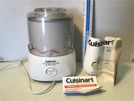 Cuisinart Frozen Yogurt-Ice Cream & Sorbet Maker