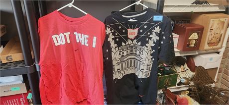 One Ohio State Buckeyes Tee Shirt & One Nike Tee Shirt. Size XL