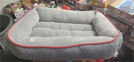 Grey Small Dog Bed