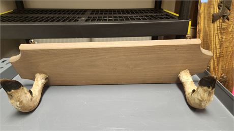 Wood Deer Gun Rack