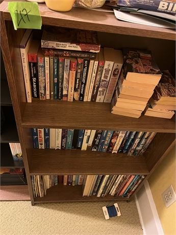 Books, VHS and Shelf