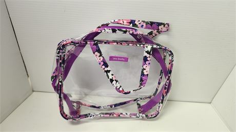Vera Bradley Clear Flower Bag