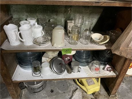 Shelf Lot, Glassware