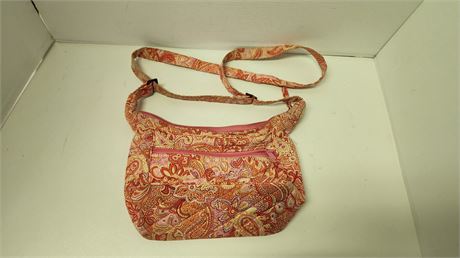 Vera Bradley Quilted Orange, Pink, Yellow, Paisley Bag