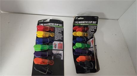 2 Packages Of Magnetic Clips