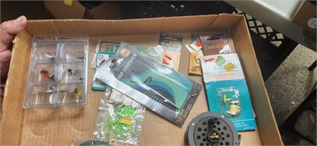 Various Fishing Lures & Rubber Worms & Misc.