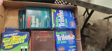 Lot Of Various Fishing Line