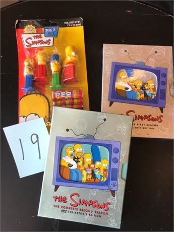 The Simpsons Seasons 1 & 2 DVD & Misc.