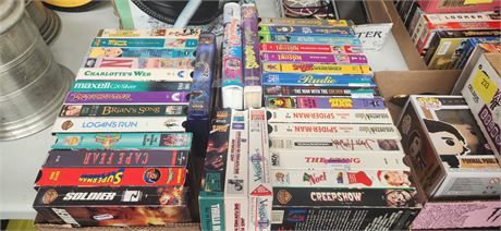 Lot Of Various VHS Tapes