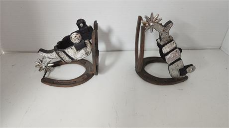 Set Of Western Bookends