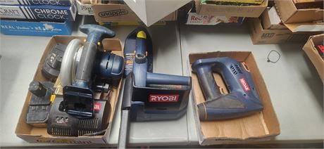 Lot Of Ryobi Tools.NOT TESTED