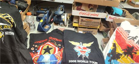 Vintage Concert Tee Shirts. Various Sizes
