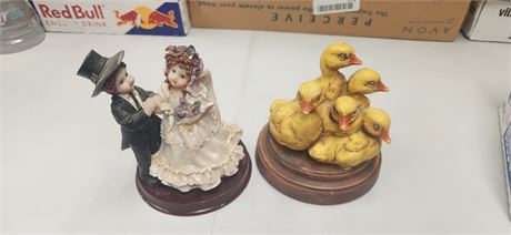 Baby Ducks Statue And  Boy & Girl Statue