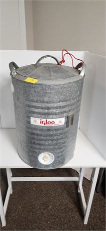Galvanized Igloo Water Cooler