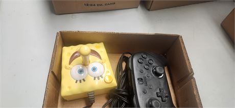 Lot Of Video Game Controllers