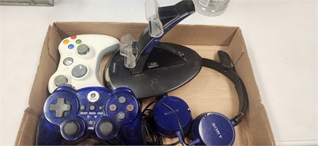 Lot Of Video Game Controllers