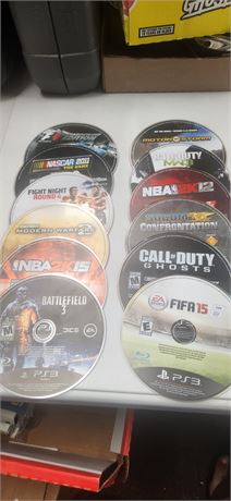 Lot Of Various Video Games & Carry Case