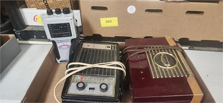 Emerson Radio Patrol 2002 Multi Band Radio& Admiral & National Panasonic Radio's