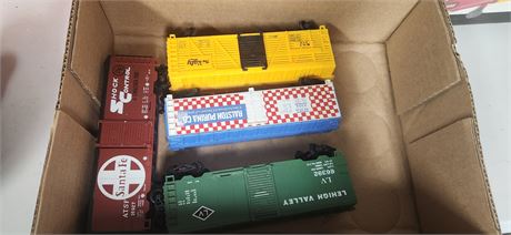 Lot Of Train Cars