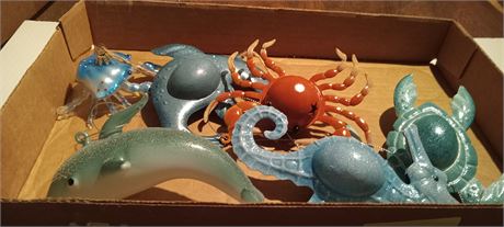 Crabs & dolphin Ornaments