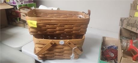 2 Longaberger Baskets