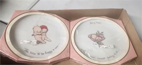 2 Collectible Kewpie Plates