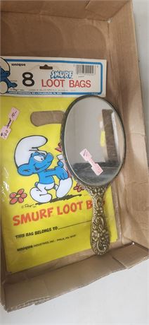 Vintage Smurf Loot Bags