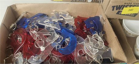 Lot Of Alphabet Key Chains