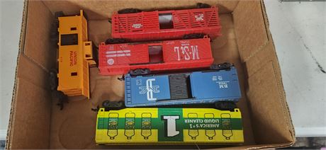 Lot Of Train Cars