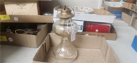 Glass Oil Lamp