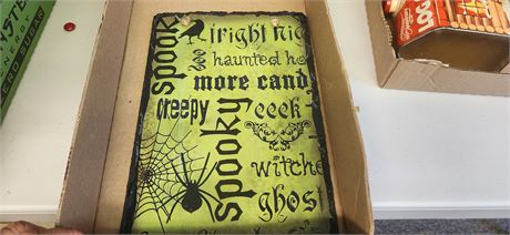 Halloween on slate