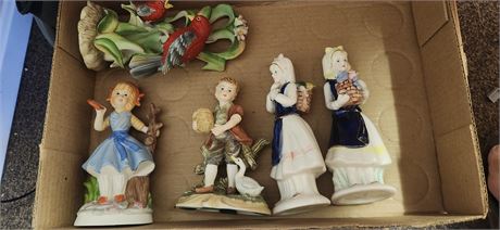 Various Collectible Statues.